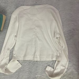 H&M Ribbed Full Sleeves Top