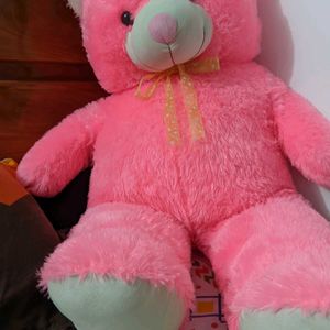 Pink Teddy Bear / Cute And Aesthetic