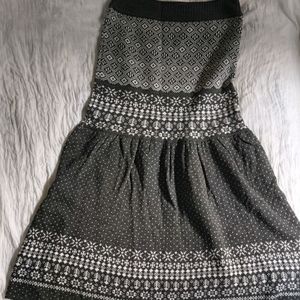 Korean Woolen Skirt/ Tube Top