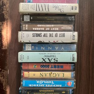 LOT Of 12 Audio Cassettes