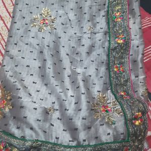 Border Work saree