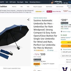 Blue Umbrella (New) with Cover