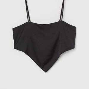 H&M Bandana Black Crop Tee