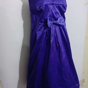 PLUE SIZE SATIN TUBE DRESS