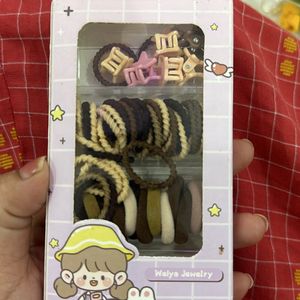 Baby Hair Clips Rubber Box