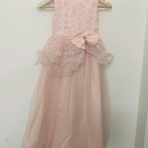 Firstcry Embroidered Long Ball Gown Dress For Girl