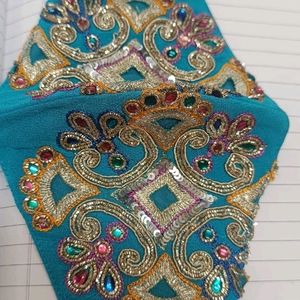 Sky Blue Lengha Choli