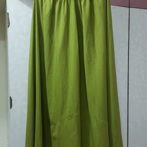 Itz Olive Green Casual Skirt😍