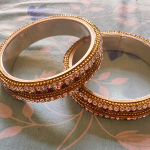 A Pair Of Beautiful Bangles.2.5 Inches