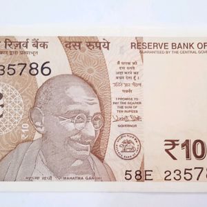 Holy Number ending 786 Ten Rs Note UNC Condition