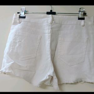 Shorts - White Denim