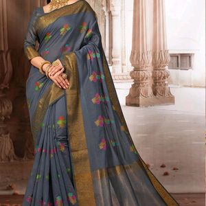 Sri Lakshmi Soft Cotton Saree with Zari Weaving Wo