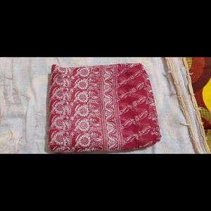 Maroon Saree