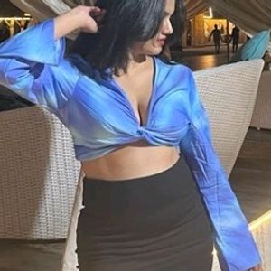 Blue Shaded Party Wear Top