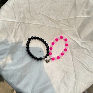 crystal couple braclet for showing thier love