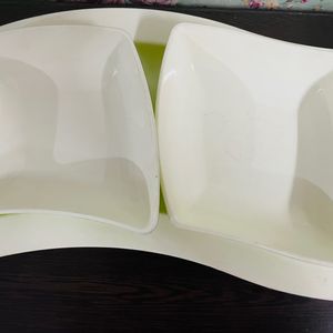 Cello Bowl And Tray Set