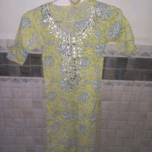 yellow Kurta Set