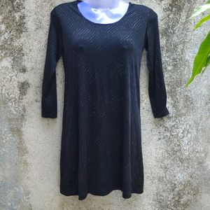 R. CUTE BLACK GLITTER TOP