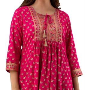 Kurti Style Rajasthani Print Top