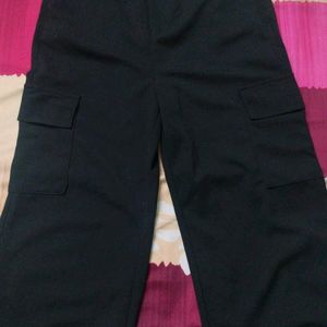 Black Cargo Pant For Women