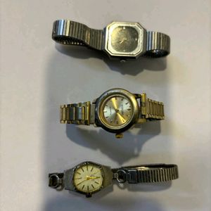 Quartz Watches( COMBO OF 3)🤩🤩