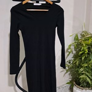 Brand new Black Ribbed Bodycon Dress