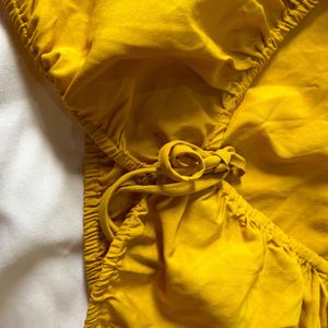 It’s a Yellow Top And Skirt Co-ord