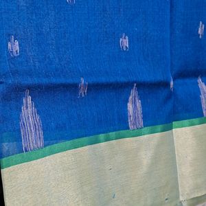 Bright Blue Saree For SALE