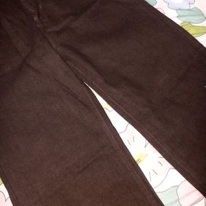 Brown Straight Jeans For Women