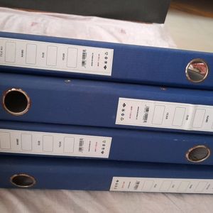 Sets Of 4 BIND EX Office Files With D Ring Binder