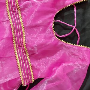 Pink Anarkali Dress With Duppatta For Women