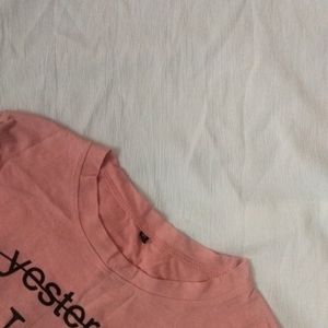 Cute Baby Pink Crop Top