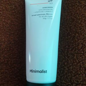 MinimalistSPF 50 PA ++++ Sunscreen (Pack Of 2)