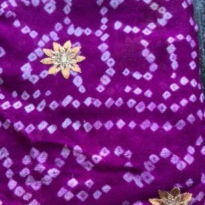 Pure Fabric Bandhani Print