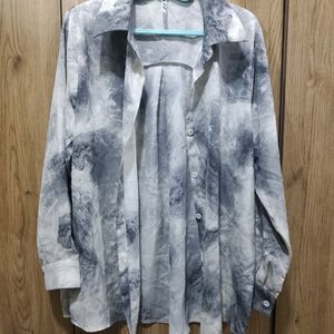 Grey Watercolor Effect Shirt