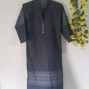 Elegant Blue Kurta WITH FREEBIES!!