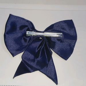 Cute Soft Silky Hair Bow With Aligator Clip