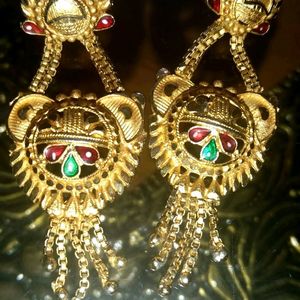 Gold Earrings ( Pack Of 2)