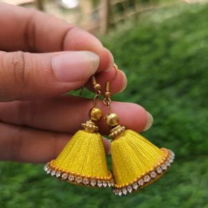 Jhumka Silk Thread Earings