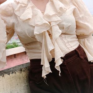 Corset Ruffle Top💖