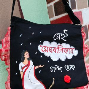 Handpainted Canvas Bag