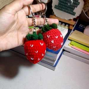 Crochet Strawberry Set