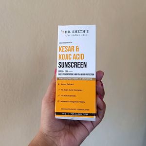 Dr. Sheth's Kesar & Kojic Acid  Sunscreen