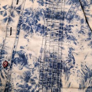 Denim Print Shirt For Women