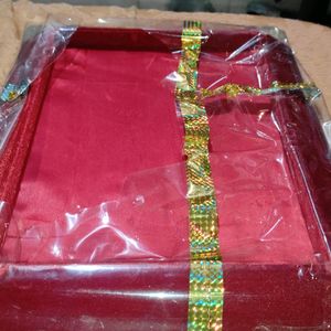 Red Satin Velvet Tray