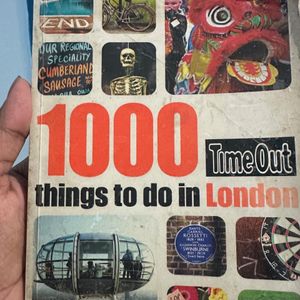 1000 Things to Do in London Book By Time Out