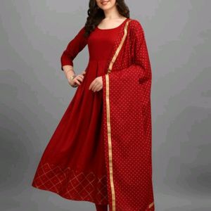 Anarkali 3 Pc Set