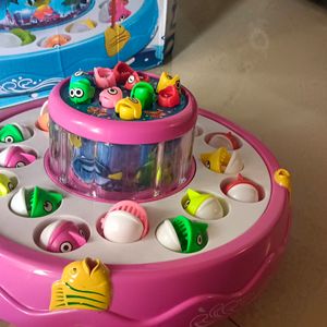 Double Layer Fishing Game For Kids