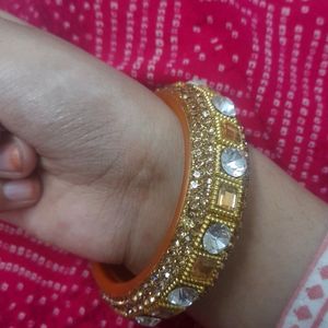 Wedding & Party Wear Beautifu single Bangle😄✨️