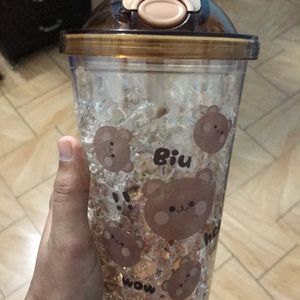 Frosty Ice Cup Tumbler [Brown Bear]